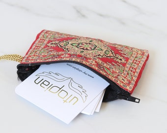 Coin Bag, Gift Card Bag, Coin Pouch with zipper , Coin Purse, Small Pouch