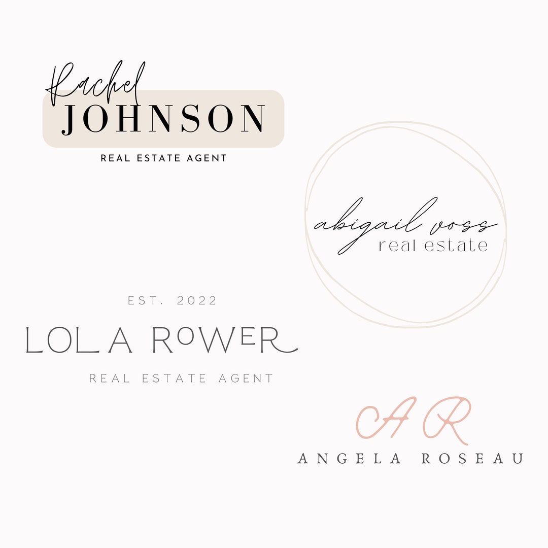 Custom Text Logo Design Text Only Logo Minimal Logo Simple - Etsy UK