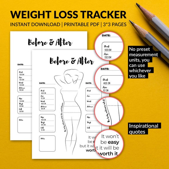 Before And After Measurement Chart