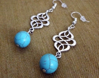 Silverly Orecchini A Goccia Con Nodo Celtico In Argento 925 - Design Traforato Intrecciato, Ipoallergenici, In Confezione Regalo Con Panno Lucidante