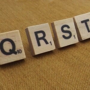 Scrabble Pin Scrabble Tile Style Letter Pins - A-Z Wood Lapel Pin Badges - Gaming ...