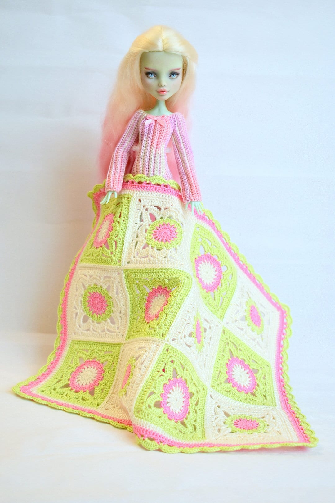 Mini blanket Doll Blanket Handmade crochet for dolls Etsy