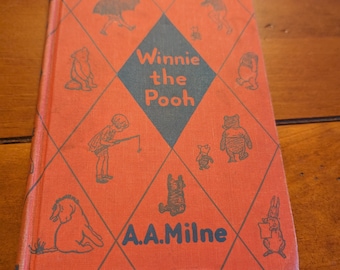 Winnie the Pooh Book Vintage Rare 1926 Copyright 1935 printing