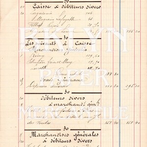 May include: A vintage ledger page from September 1911, featuring handwritten French text and numerical entries. The document is aged, with visible ink and paper discoloration, and includes headings like "Caisse" and "Marchandises G&eacute;n&eacute;rales."