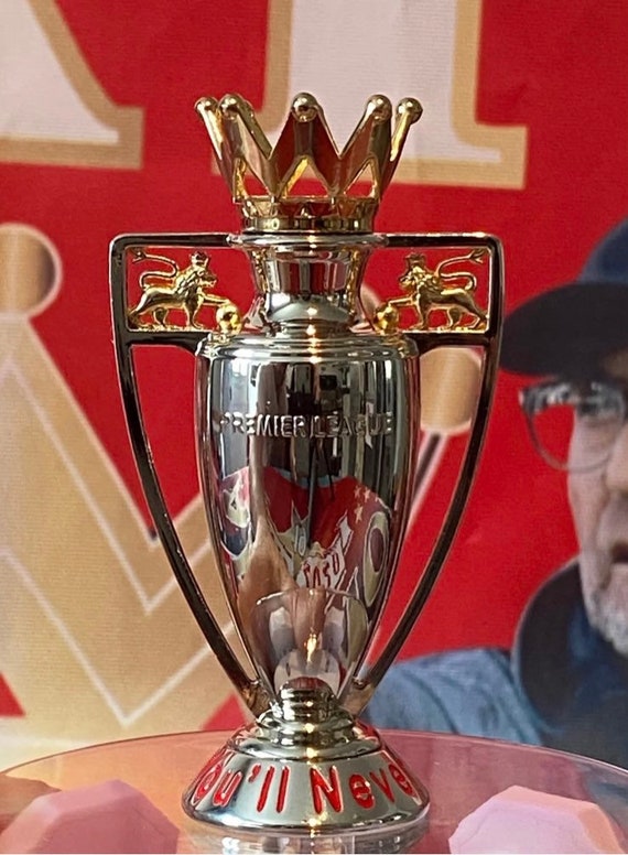 Liverpool Metal Prem Trophy With Youll Never Walk Alone Red Etsy Uk