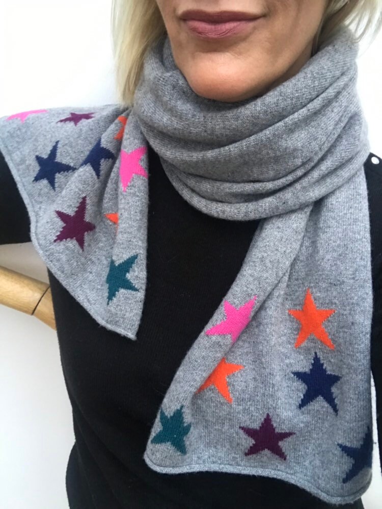 cashmere star scarf