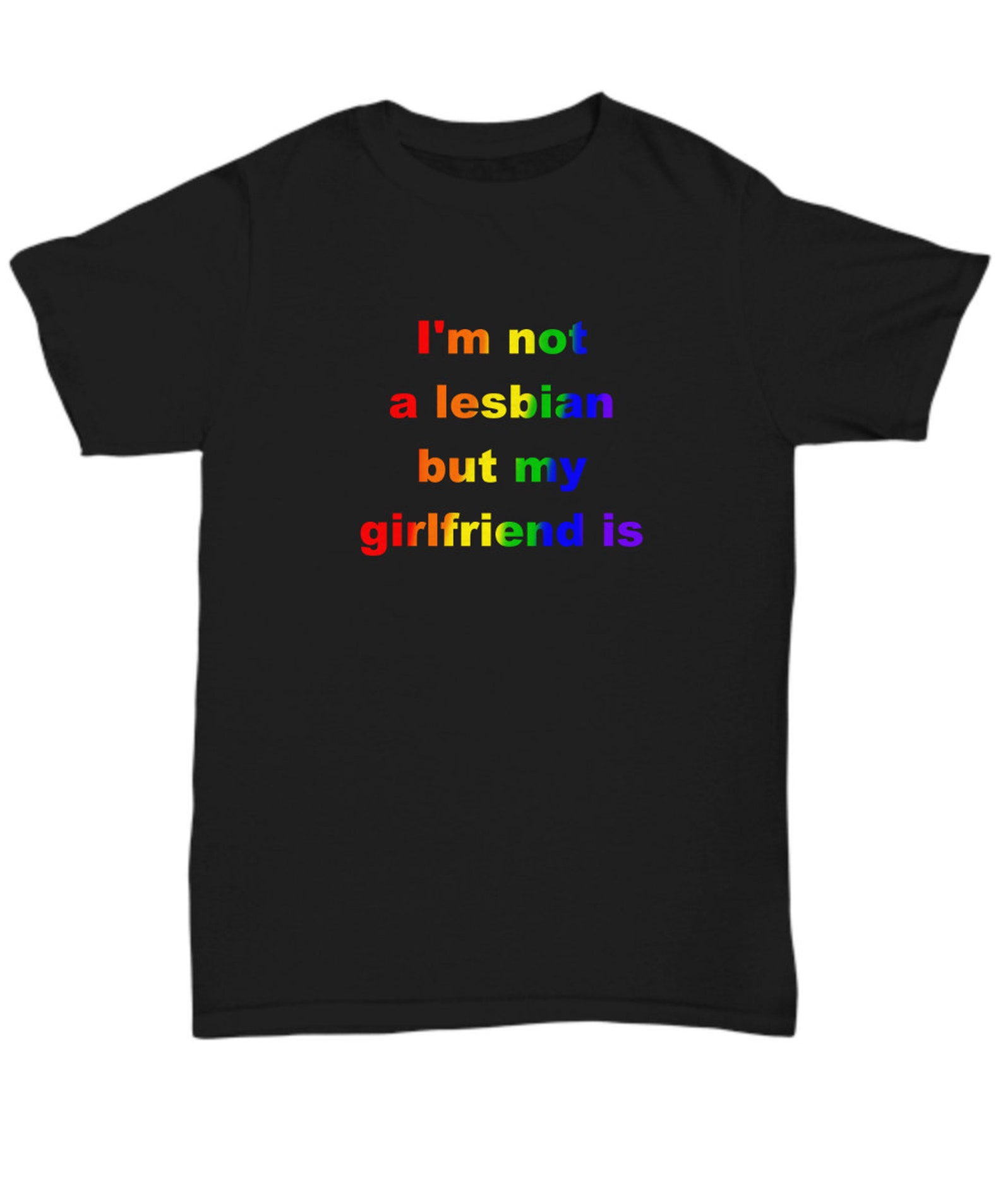 I'm Not a Lesbian but My Girlfriend is Awesome T-shirt - Etsy UK