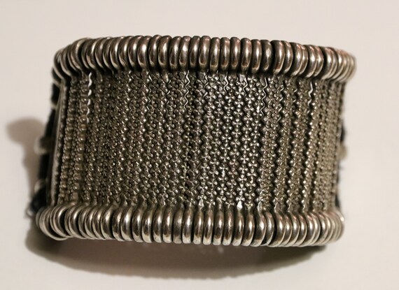 old ethnic silver bracelet India-Ethnic tribal bra