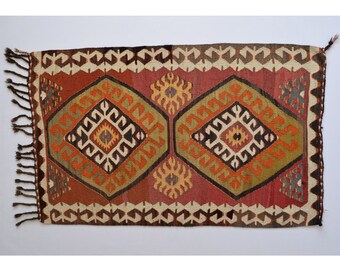 handmade kilim 27x44ft 83x135cm tapis kilim kilim tapis persan tapis kilim 3x4 petit tapis turc tapis kilim tapis persan tapis marocain - Tapis Kilim handmade kilim 27x44ft 83x135cm tapis kilim kilim tapis persan tapis kilim 3x4 petit tapis turc tapis kilim tapis persan tapis marocain - Tapis Kilim