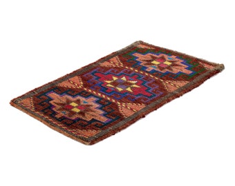 small vintage turkish oushak oriental bohemian boho persian moroccan boho tribal rug 2 x 3 rug area accent runner kitchen bathroom rug 2x3