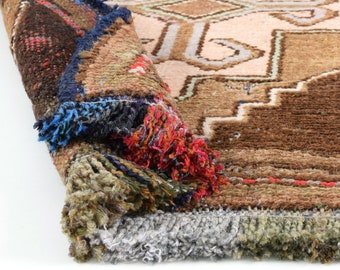 small vintage turkish oushak oriental bohemian boho persian moroccan boho tribal rug 2 x 3 rug area accent runner kitchen bathroom rug 2x3