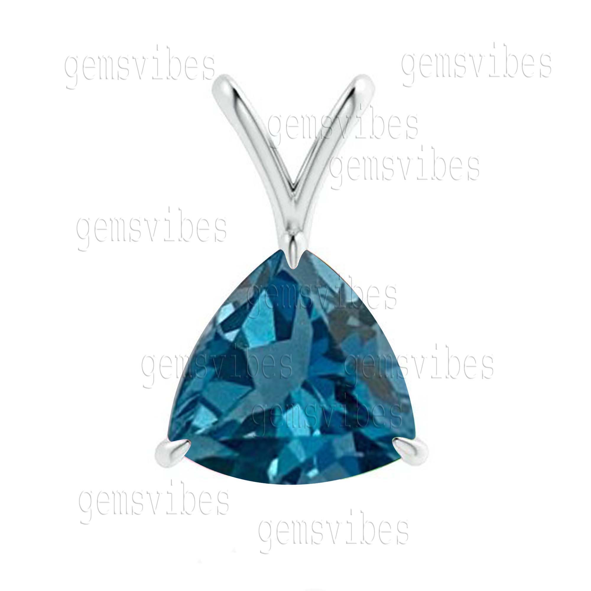 Laaina/ラアイナTRIANGLE TOPAZ CUFF Silver And 10k Gold Celestial Ring - London Blue Topaz-Keith