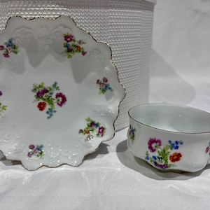 Rare Vintage MZ Altrohlau CMR CZECHOSLOVAKIA Teacup & Saucer