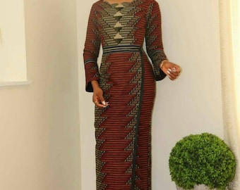 Ankara maxi dress - African print dress-Women dress -African clothing-Women clothing-Clothing-African ladies clothing-Maxi dress