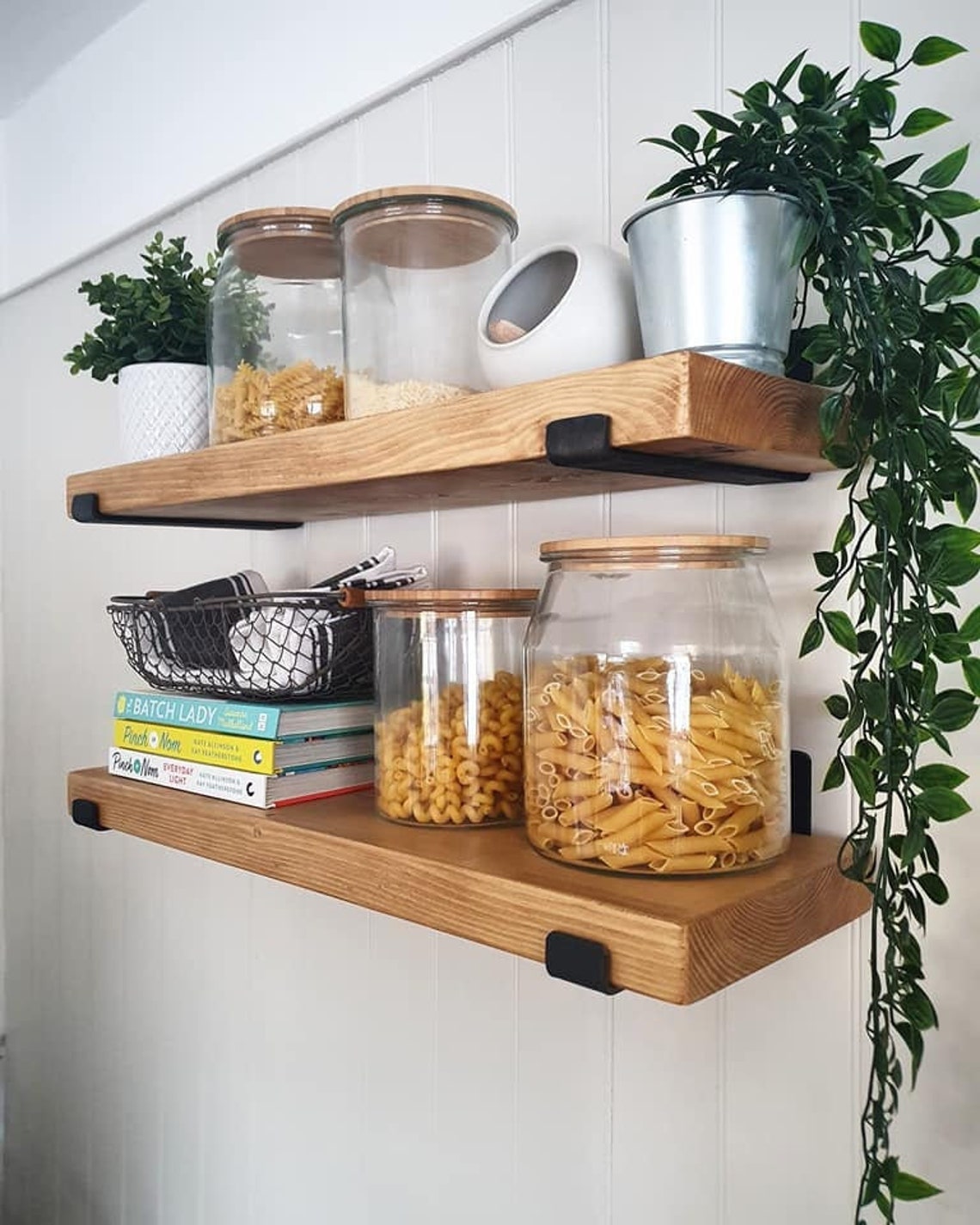 Chunky rustic shelves hand crafted from solid wood & Etsy