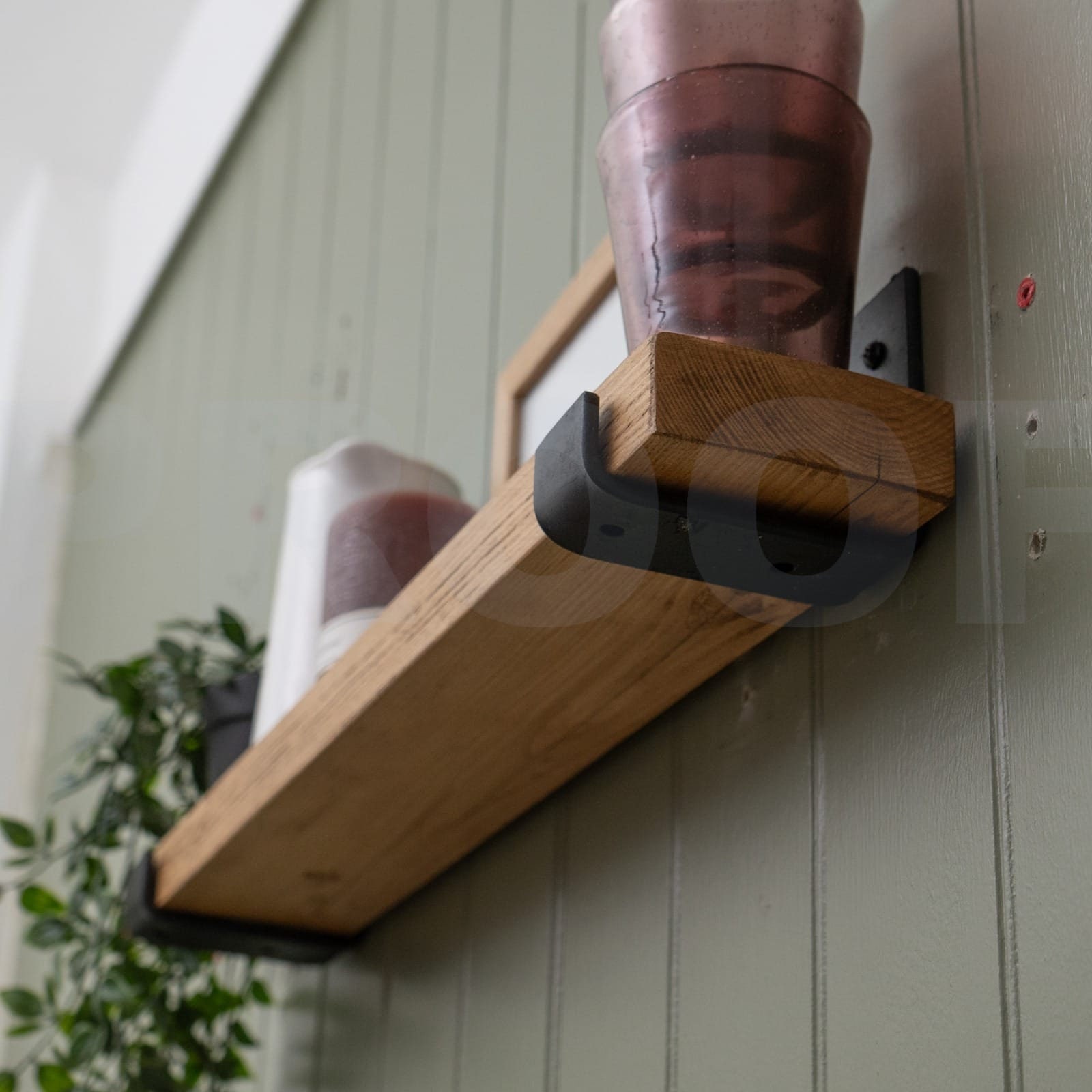 Extra Slim 10cm Depth Shelf Hand Crafted From Solid Pine Timber 3.3cm ...
