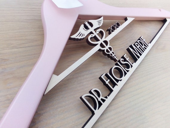 White Coat Ceremony Gift, Doctor Hanger, Medical School Graduation Gift,  Future Dr Personalized Hanger, Future Doctor Gift, Best Seller 