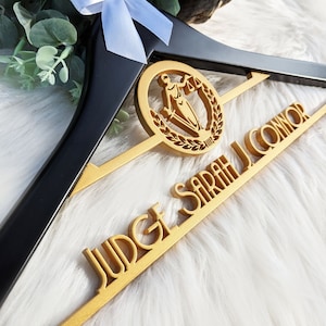 Lawyer Gift, Lawyer Hanger, Judge Gift, Law Student Gift, Attorney Gift, Personalized Hanger, Law School Gift, Suit Hanger, Justice Gift