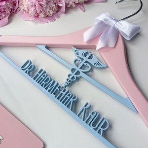 White Coat Hanger, Medical Student Gift, Christmas Gift for doctor, First White Coat Gift, white coat ceremony gift, doctor gift, pharmacy
