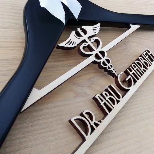 White Coat Hanger Medical Student Gift Gift for New Doctor Etsy