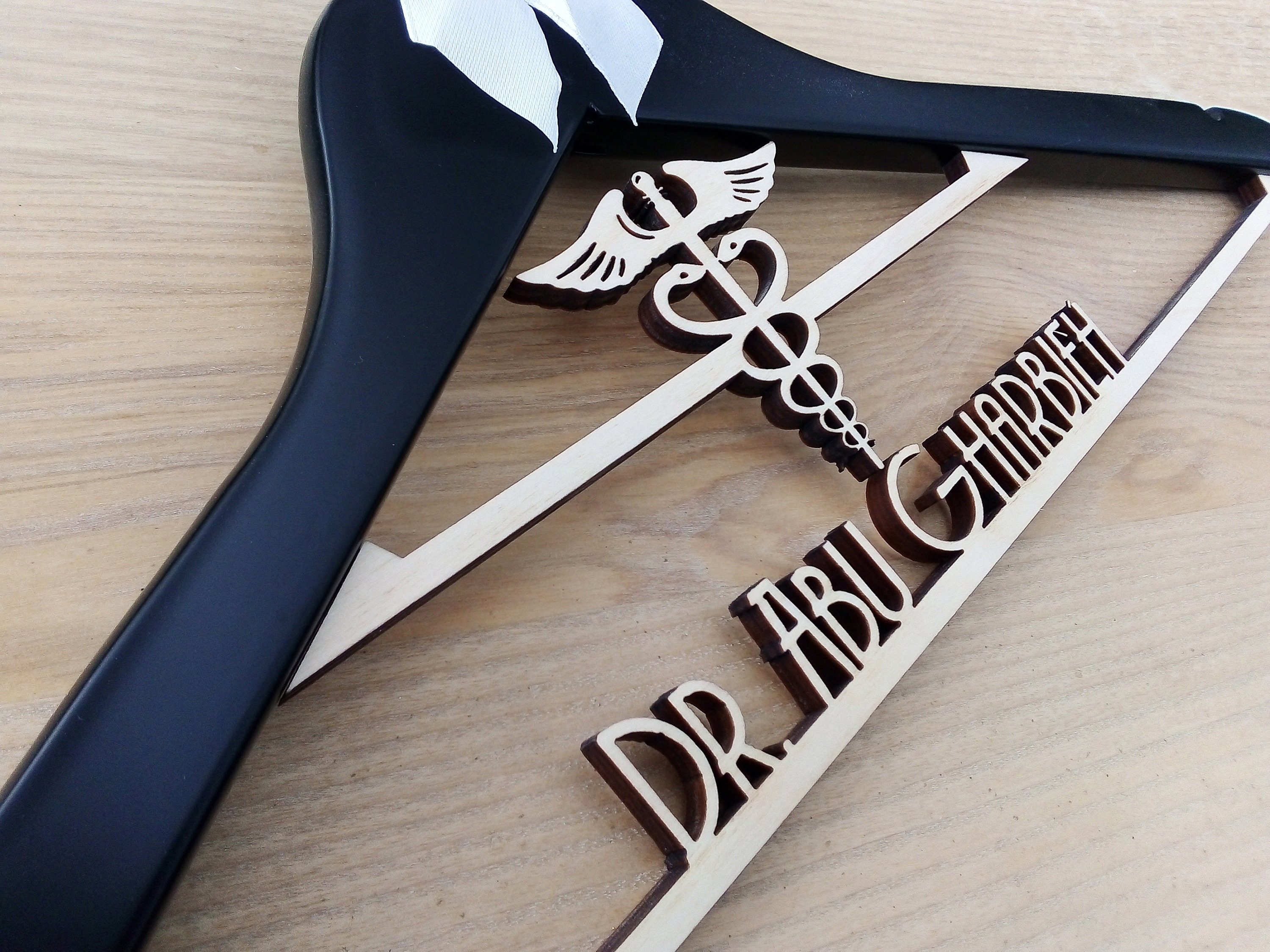 White Coat Hanger Gift for New Doctor Medical Student Gift Etsy