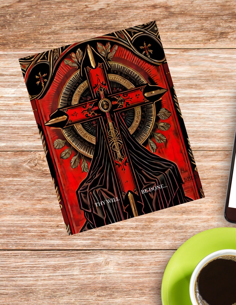 Templar Print Templar Wall Hanging Metaphysical Print Etsy