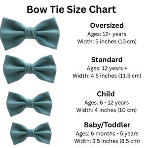 Jewel tone wedding bow ties groomsmen, bow ties to match jewel tone bridesmaid dresses, jewel tone bow ties men, groomsmen bow ties pre tied image 12