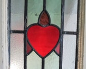 A Pair of Original Late Victorian Stained Glass Windows. Circa 1890