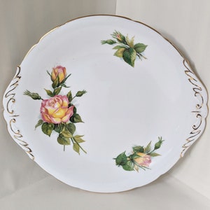 Royal Standard Harry Wheatcroft Peace Rose Decorative Plate. Authentic World Famous Roses Series