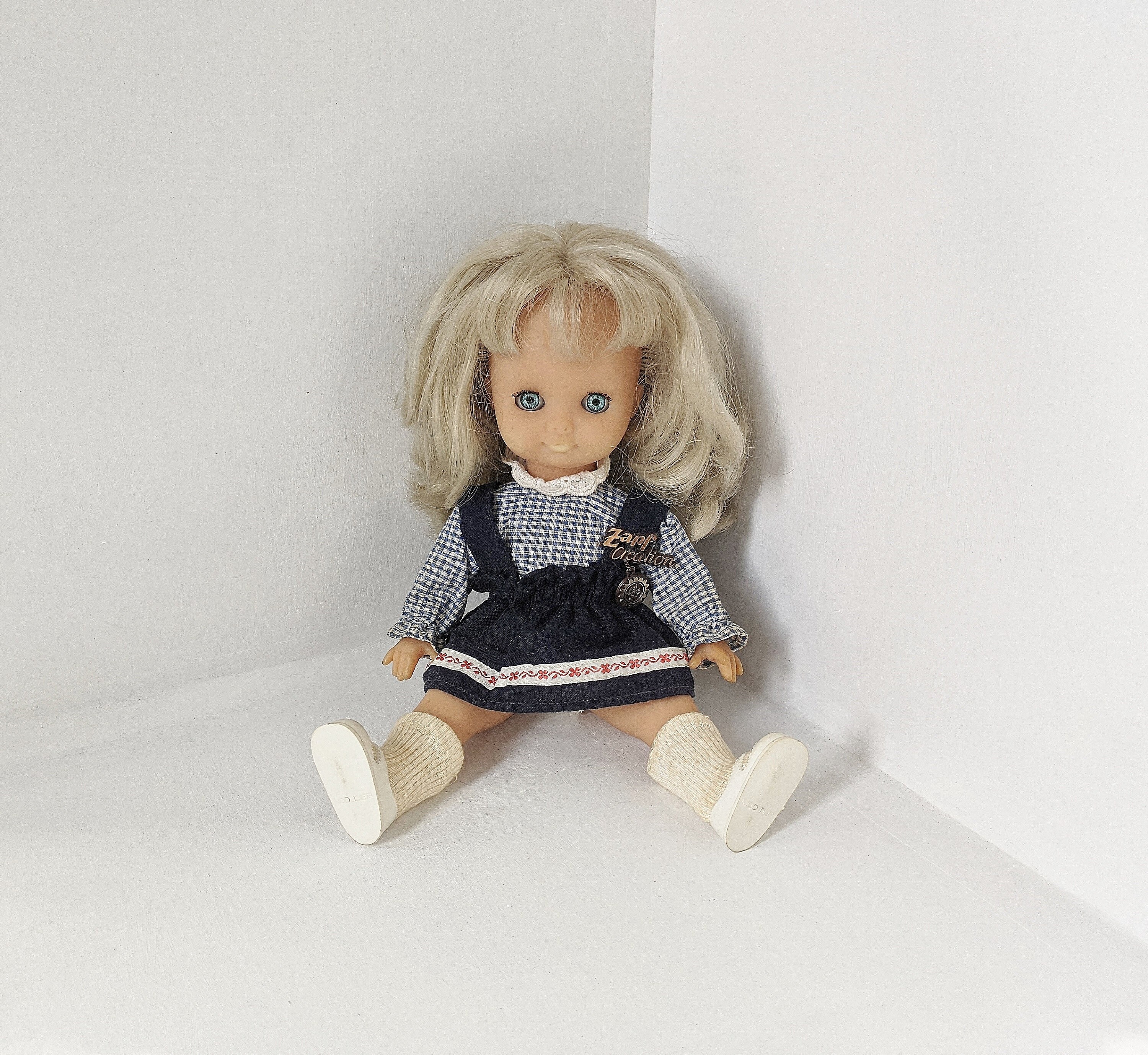 Vintage Zapf Creations Doll . Fully Dressed. Label Intact. German