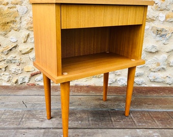 Mid-Century, Minimalist, Nightstand by Capelle, Circa 70’s