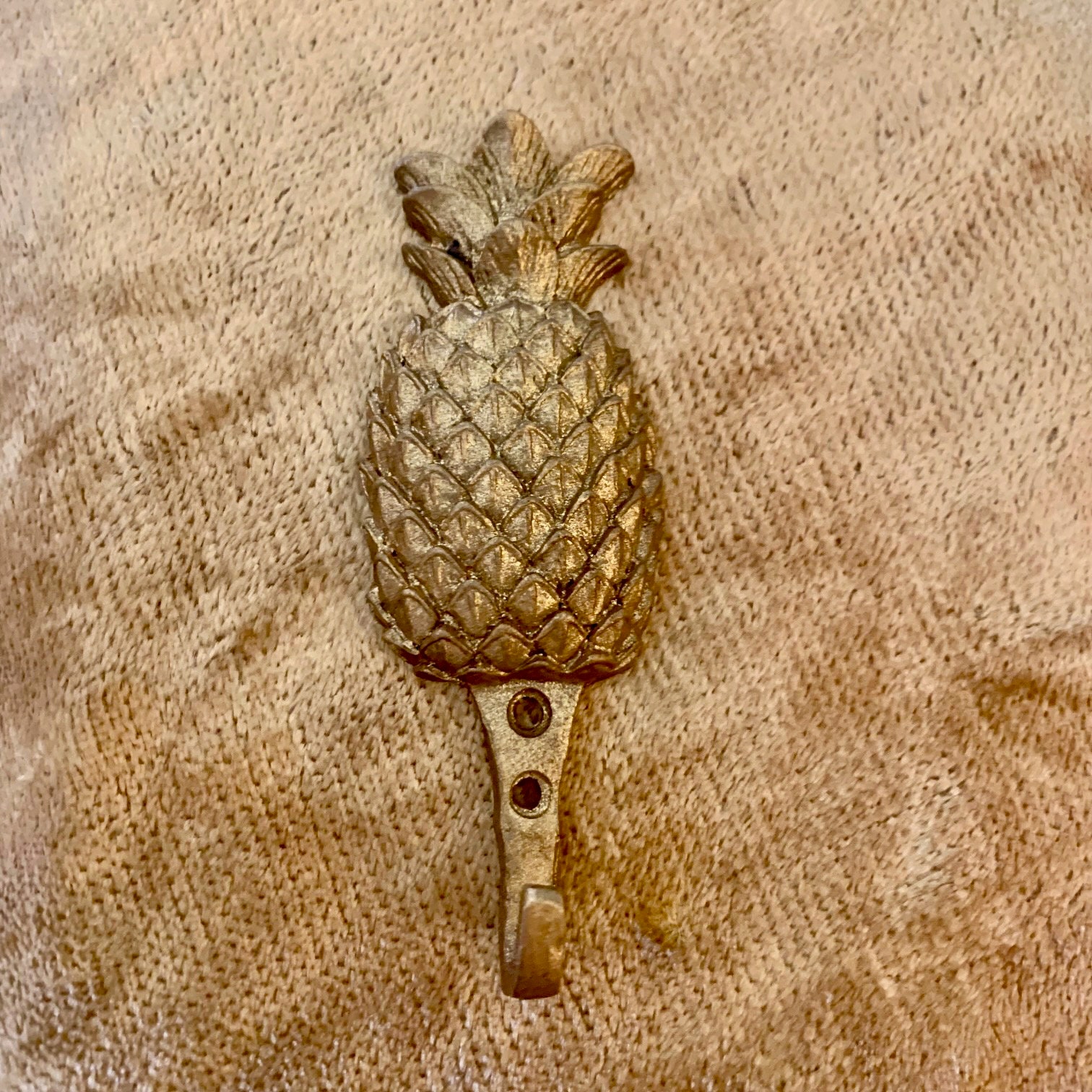 Brass Finish Pineapple Hook Ideal for Wall Door Bathroom Kitchen Etsy Ireland