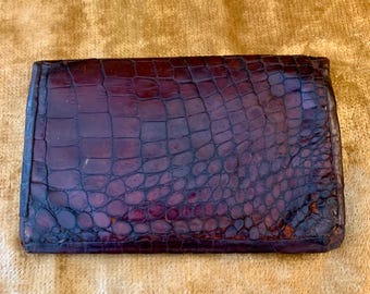 Beautifully Patinated and Burnished Vintage Wallet