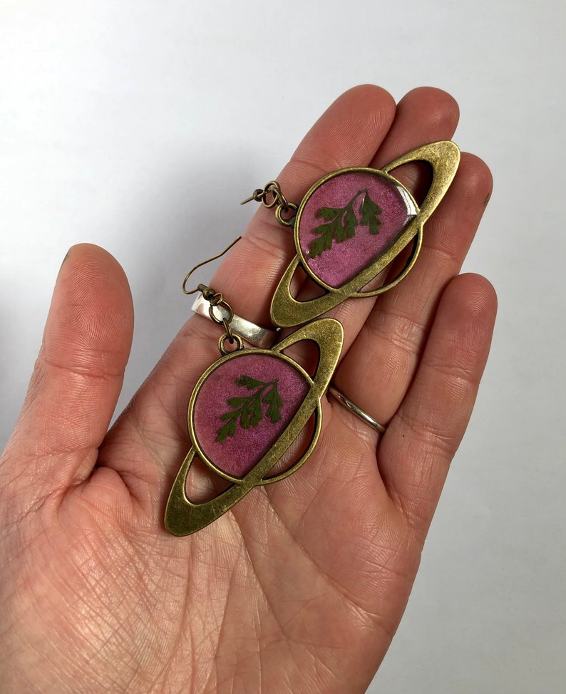 Fern Planet Earrings