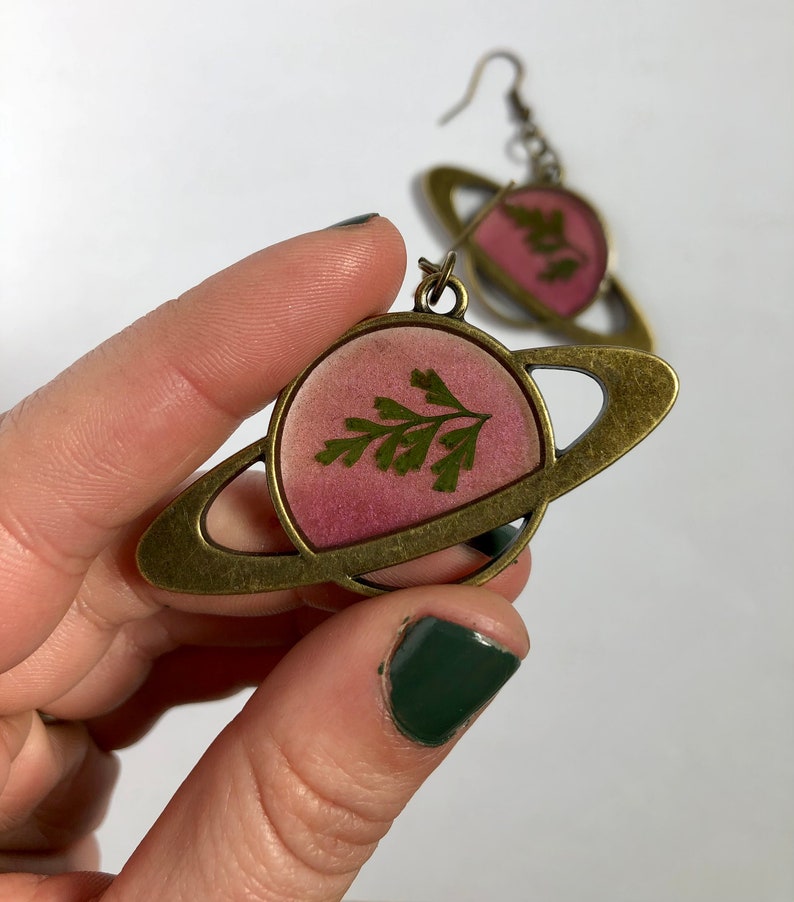 Fern Planet Earrings
