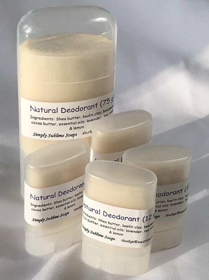 Natural Deodorant Baking Sodafree Deodorant Deodorant Etsy