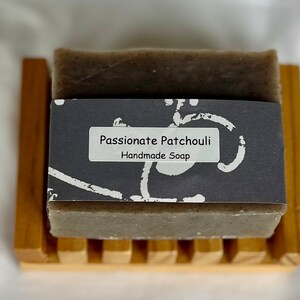 Passionate Patchouli Soap, vegan soap, mom gift, Nova Scotia soap, moisturizing soap, Halifax soap, Canada soap, patchouli soap, NS soap image 4