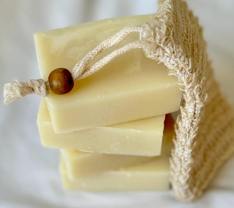 Unscented Shea Butter Jojoba Soap: Natural Vegan Bar for Sensitive Skin image 1