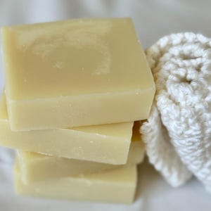 Unscented Shea Butter Jojoba Soap: Natural Vegan Bar for Sensitive Skin image 15