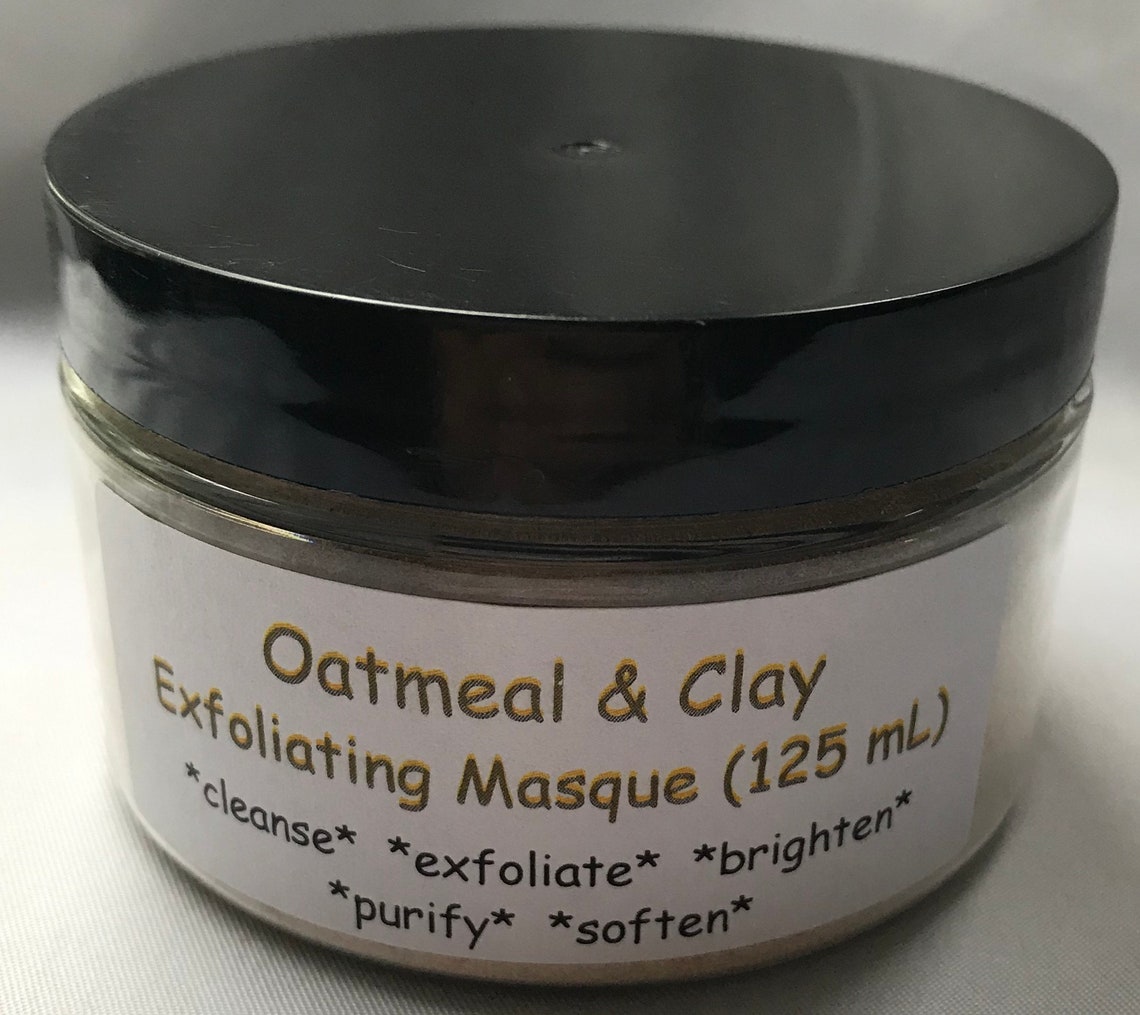 Oatmeal & Clay Exfoliating Masque Face Scrub Face Mask Etsy Canada