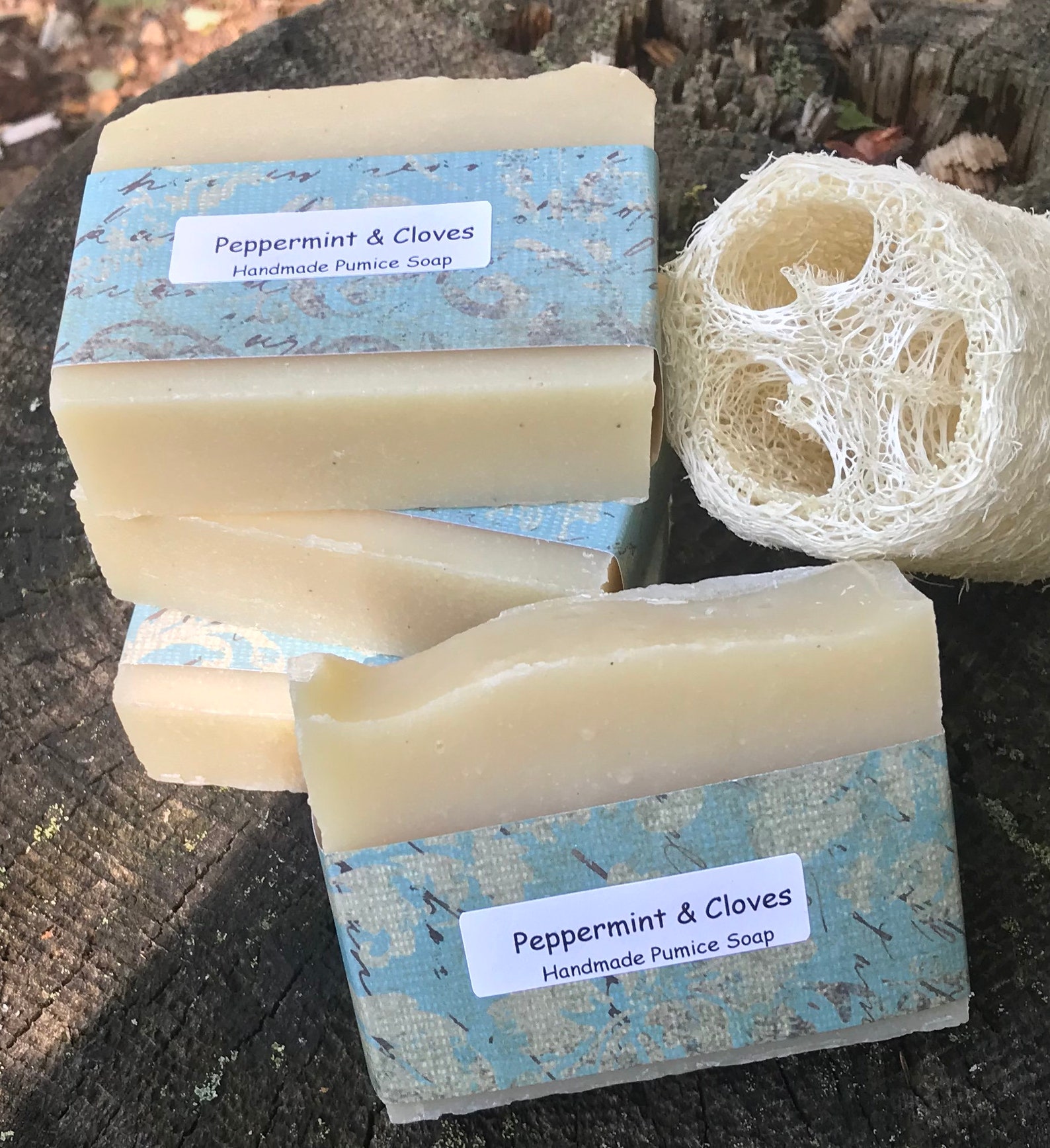 Peppermint & Cloves Pumice Soap Pumice Soap Moisturizing Etsy