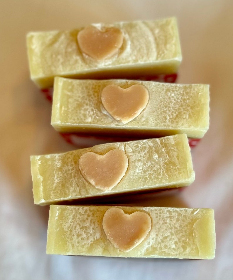 Happy Heart Soap, natural soap, essential oil soap, moisturizing soap, Halifax soap, Canada soap, vegan soap, mom gift, Nova Scotia soap image 4