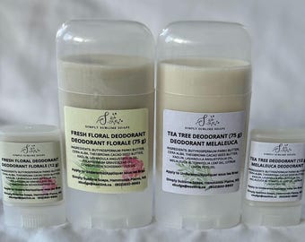Natural Deodorant: Baking Soda-Free, Sensitive Skin Formula, Natural and Handmade in Halifax, Nova Scotia, Canada
