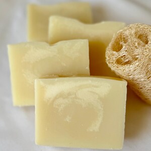 Unscented Shea Butter Jojoba Soap: Natural Vegan Bar for Sensitive Skin image 2
