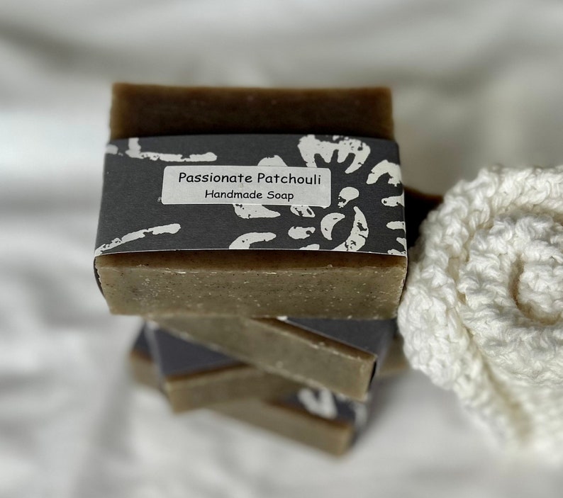 Passionate Patchouli Soap, vegan soap, mom gift, Nova Scotia soap, moisturizing soap, Halifax soap, Canada soap, patchouli soap, NS soap image 6