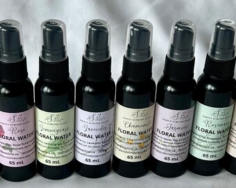 Floral Water Spray: Refreshing and Soothing Hydrosol for the Face, Hair and Body- Jasmine, Champa, Honeysuckle, Vanilla, Rose and More!