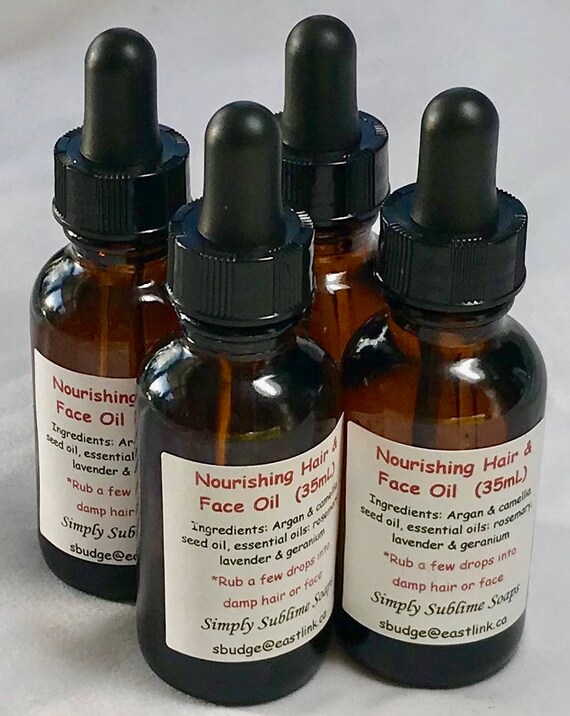 Nourishing Hair And Face Oil Natural Skin Care Natural Hair Etsy