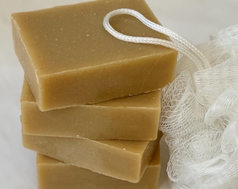 Cedar Bergamot Soap: Coconut Milk & Clay, Vegan Handmade Soap