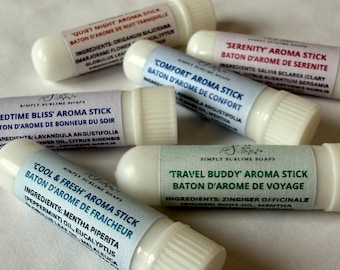 Essential Oil Aroma Sticks: 6 Aromatic Blends for Everyday Use