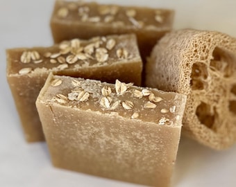 Honey Oat Avocado Soap: Handmade Moisturizing Essential Oil Bar